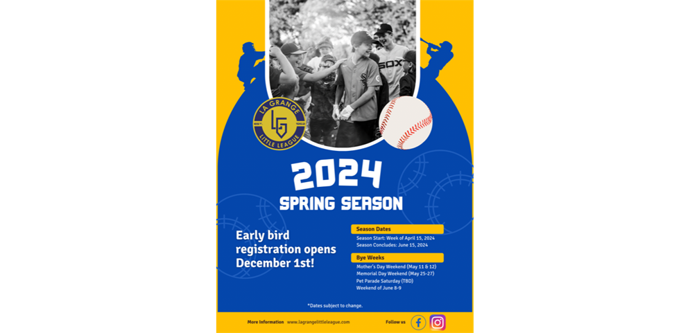 2024 Spring Season Dates