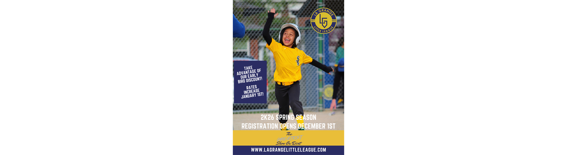 2026 Spring Registration Is OPEN!