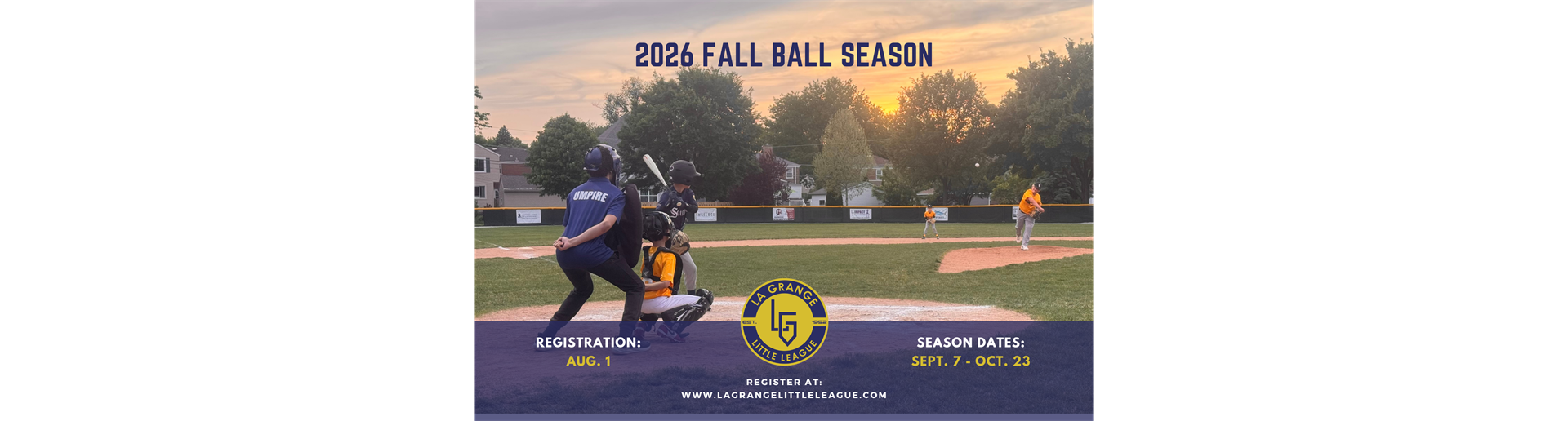 2026 Fall Ball Season- Save The Date!